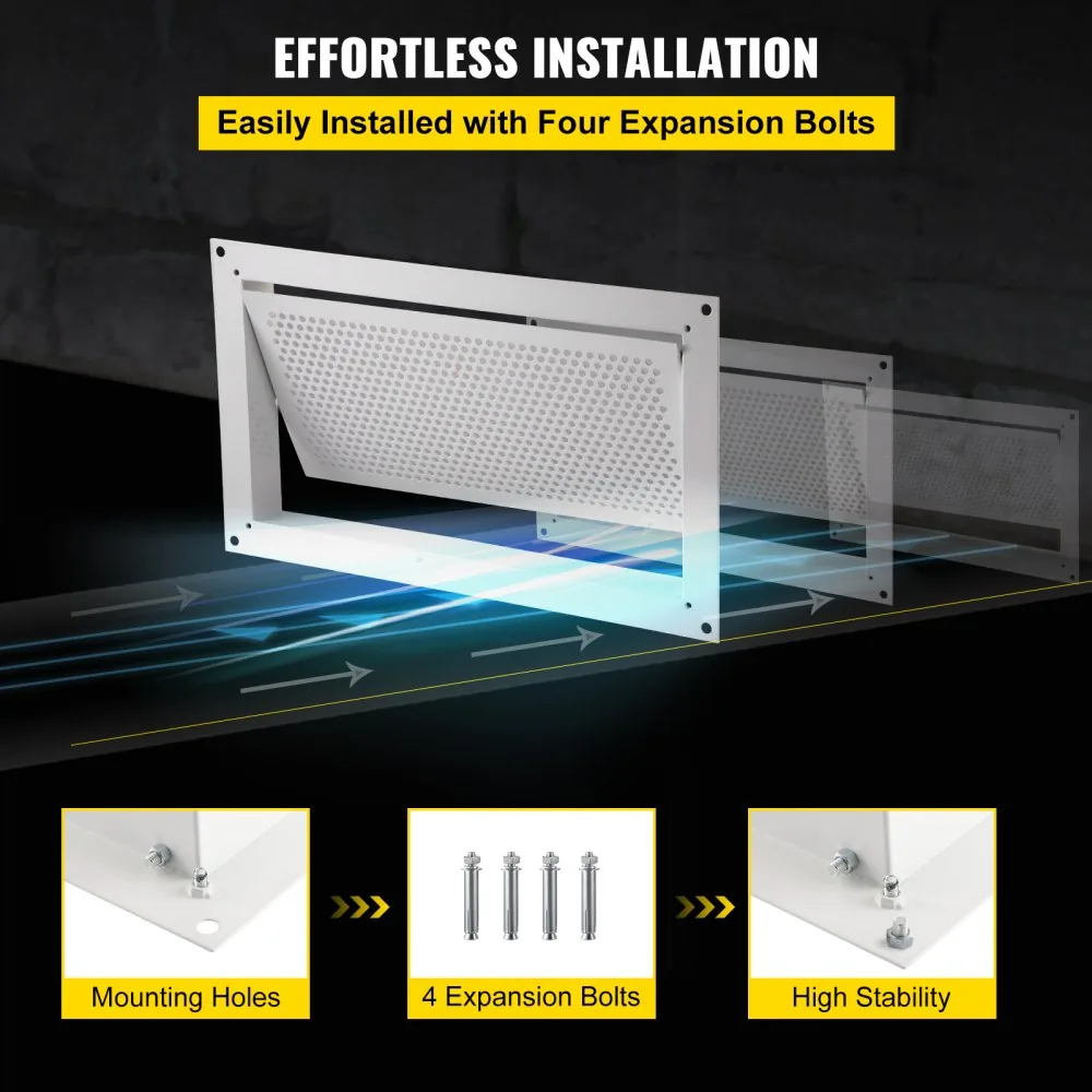 VEVOR Crawl Space Flood Vent Foundation Flood Vent 8"Height product image 4