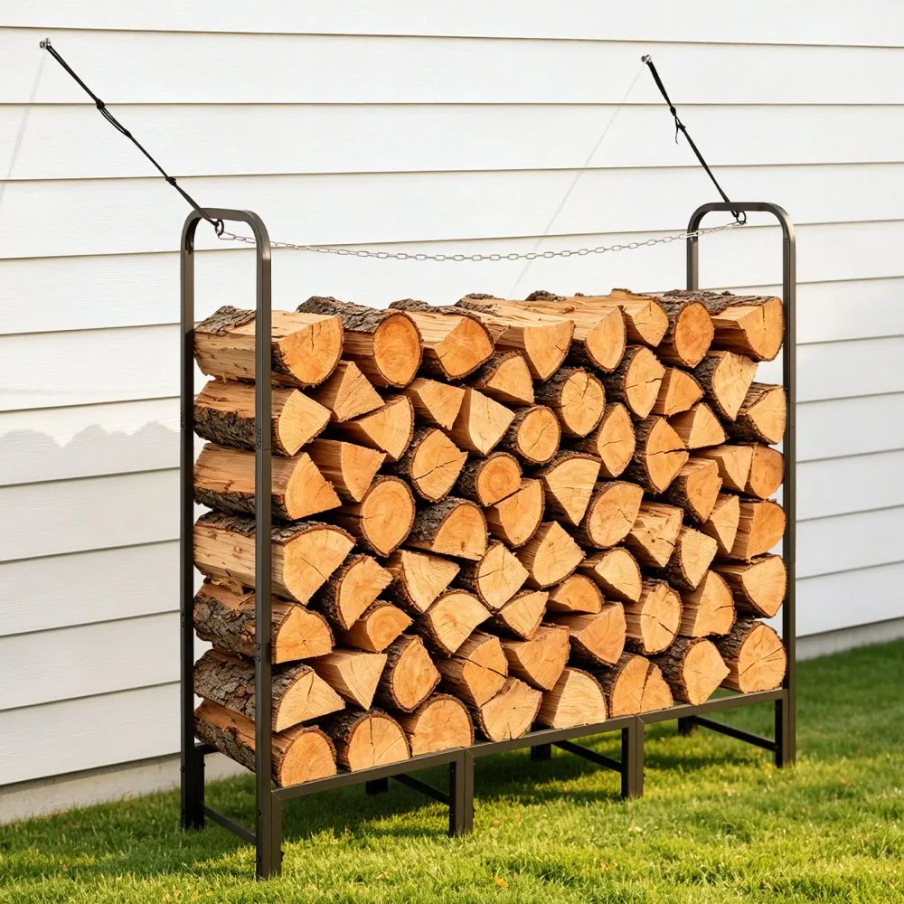 VEVOR firewood rack product dimension detail