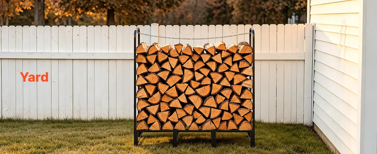 VEVOR firewood rack yard storage