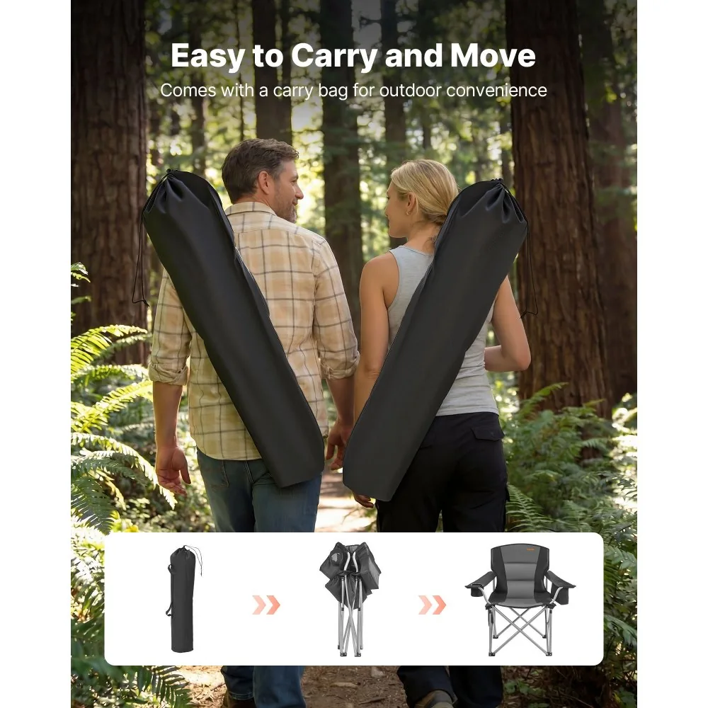 VEVOR camping chairs with carry bags package