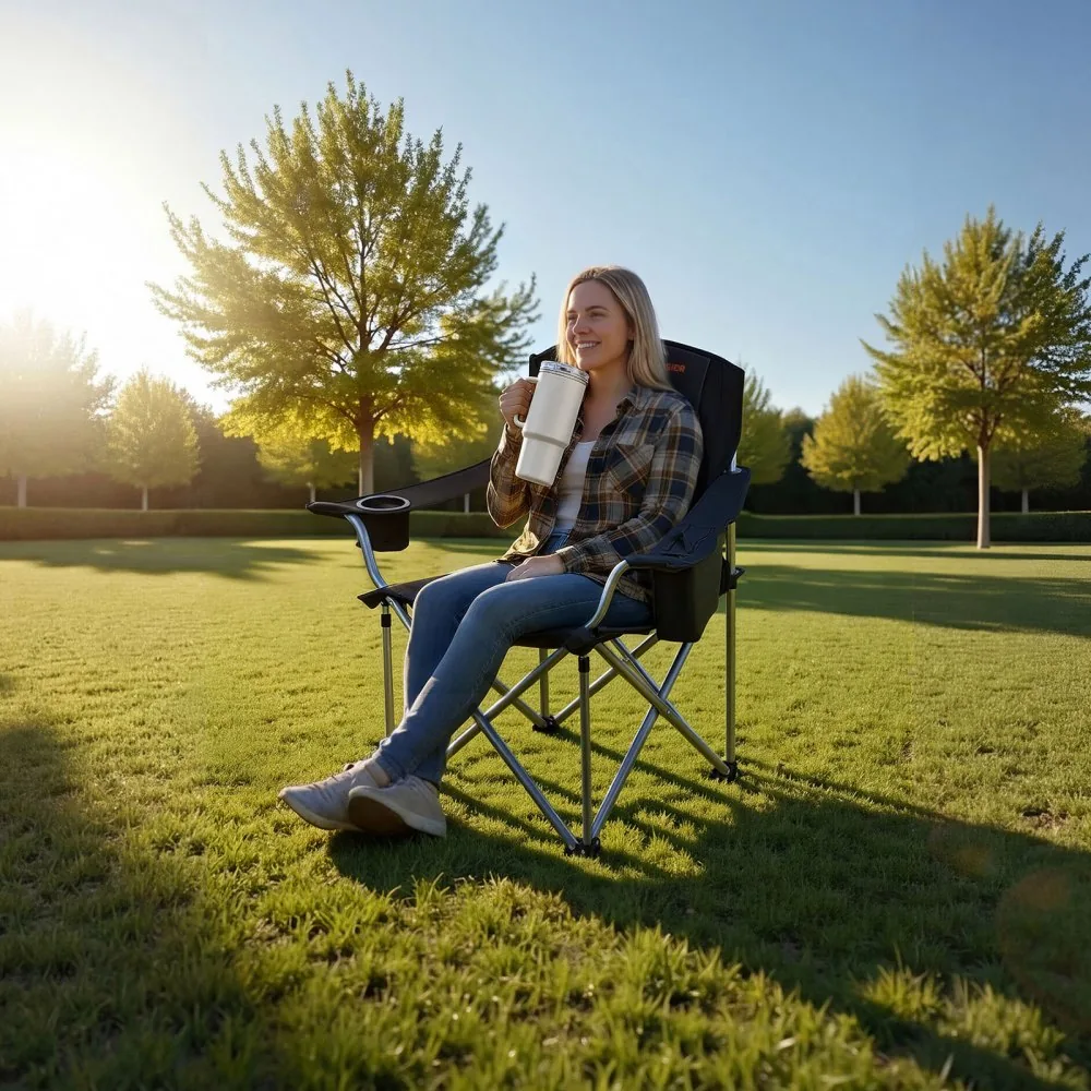 VEVOR portable folding chairs easy setup