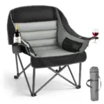 VEVOR folding oversized moon chair front view