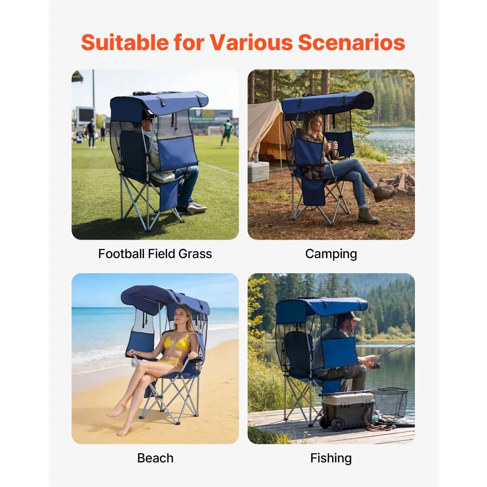 VEVOR camping chair package contents