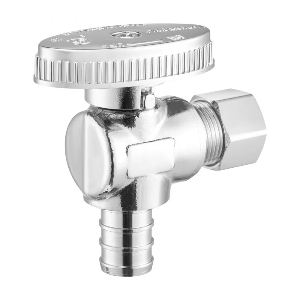 VEVOR 10 Pack Angle Stop Valve 1/2" PEX *3/8"OD product image 10