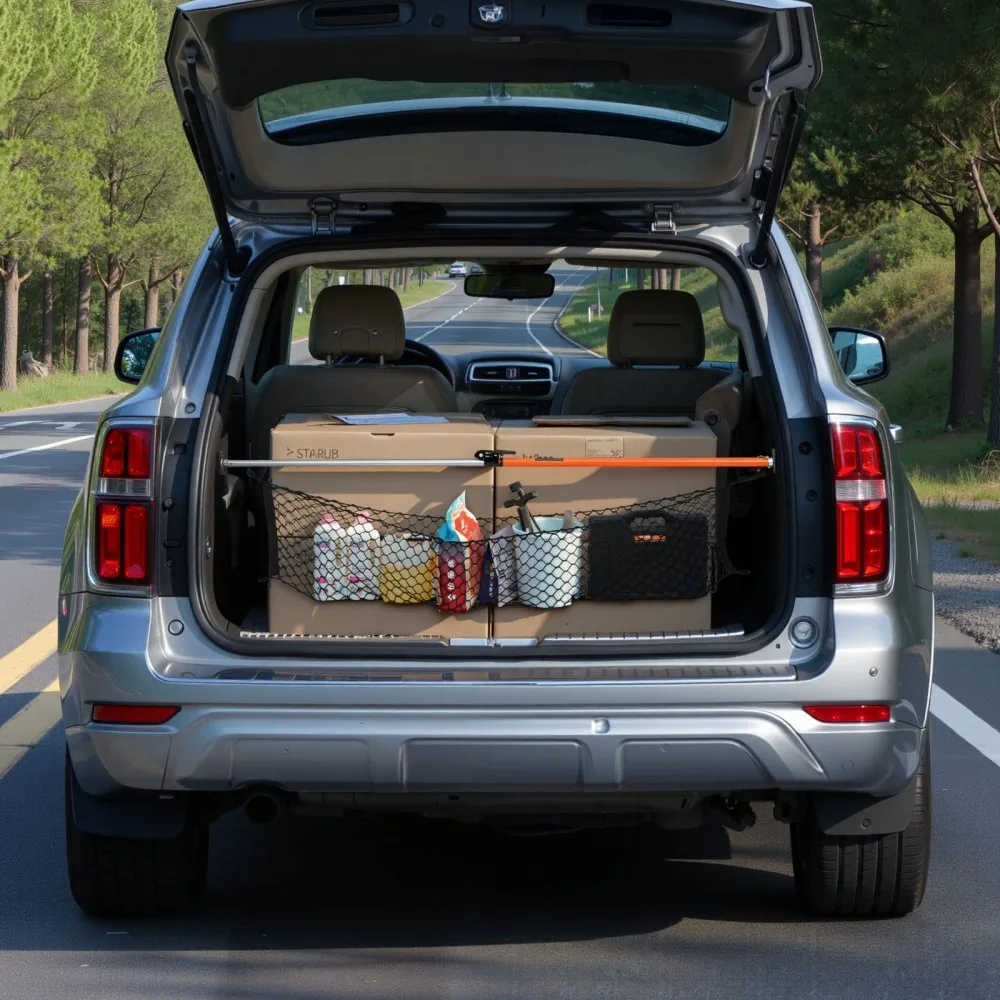 VEVOR Cargo Bar 40-73inch With Cargo Net 1PC product image 8