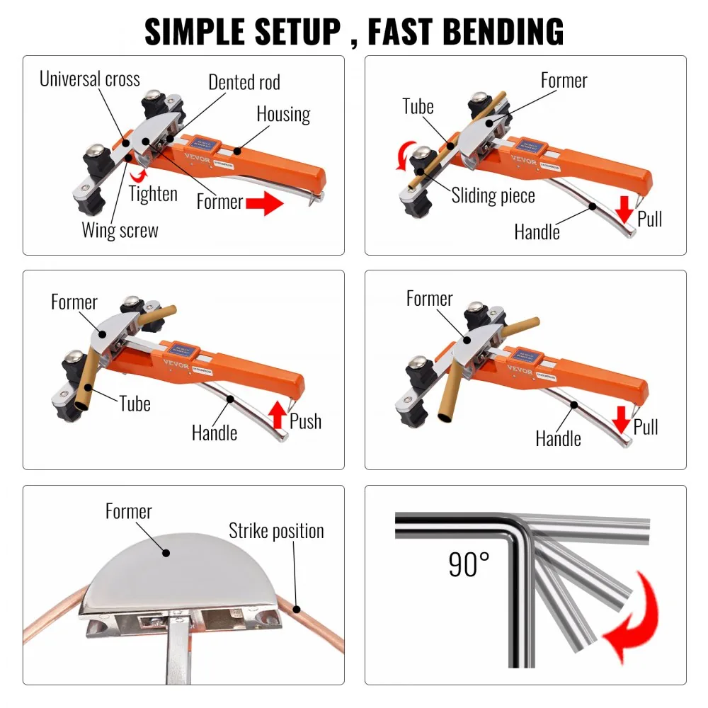 VEVOR Pipe Tube Bender Orange product image 7