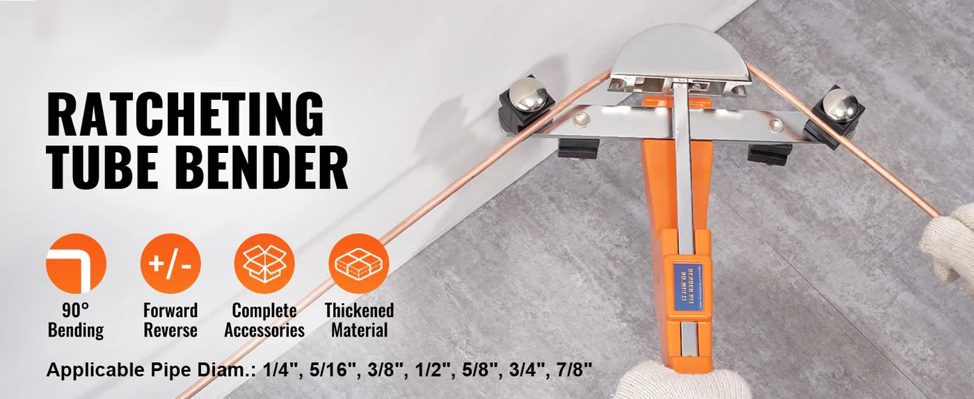 VEVOR Pipe Tube Bender Orange overview