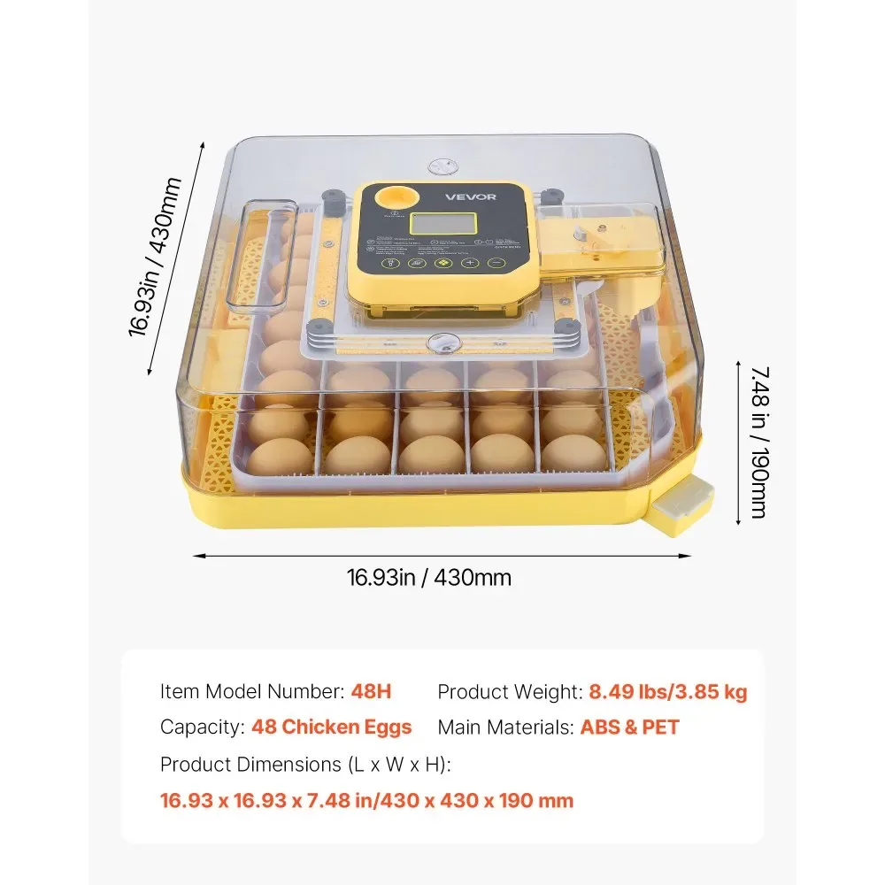 VEVOR 48 Egg Incubator 48 Eggs product image 7