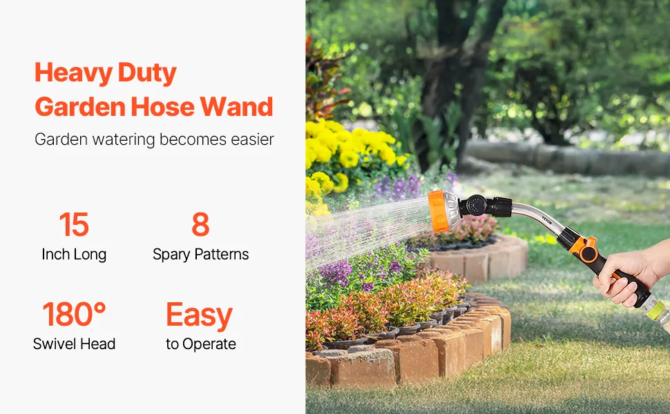 VEVOR Watering Wand 15 inch overview