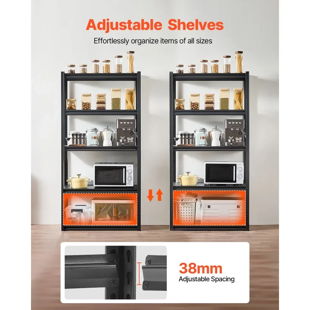 VEVOR Storage Shelves 18x36x72 inch 5-Tier 400 lbs/Shelf product image 4