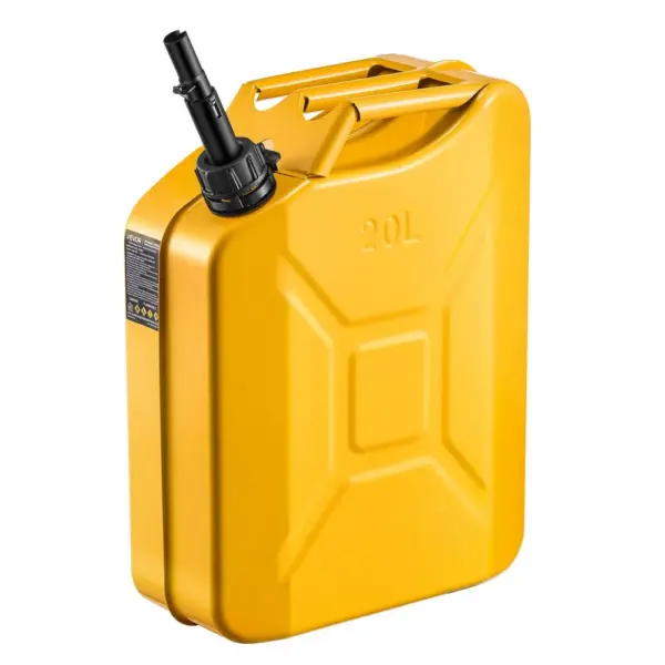 Newly Upgraded Oil-Tight VEVOR Metal Fuel Container Yellow product image 1