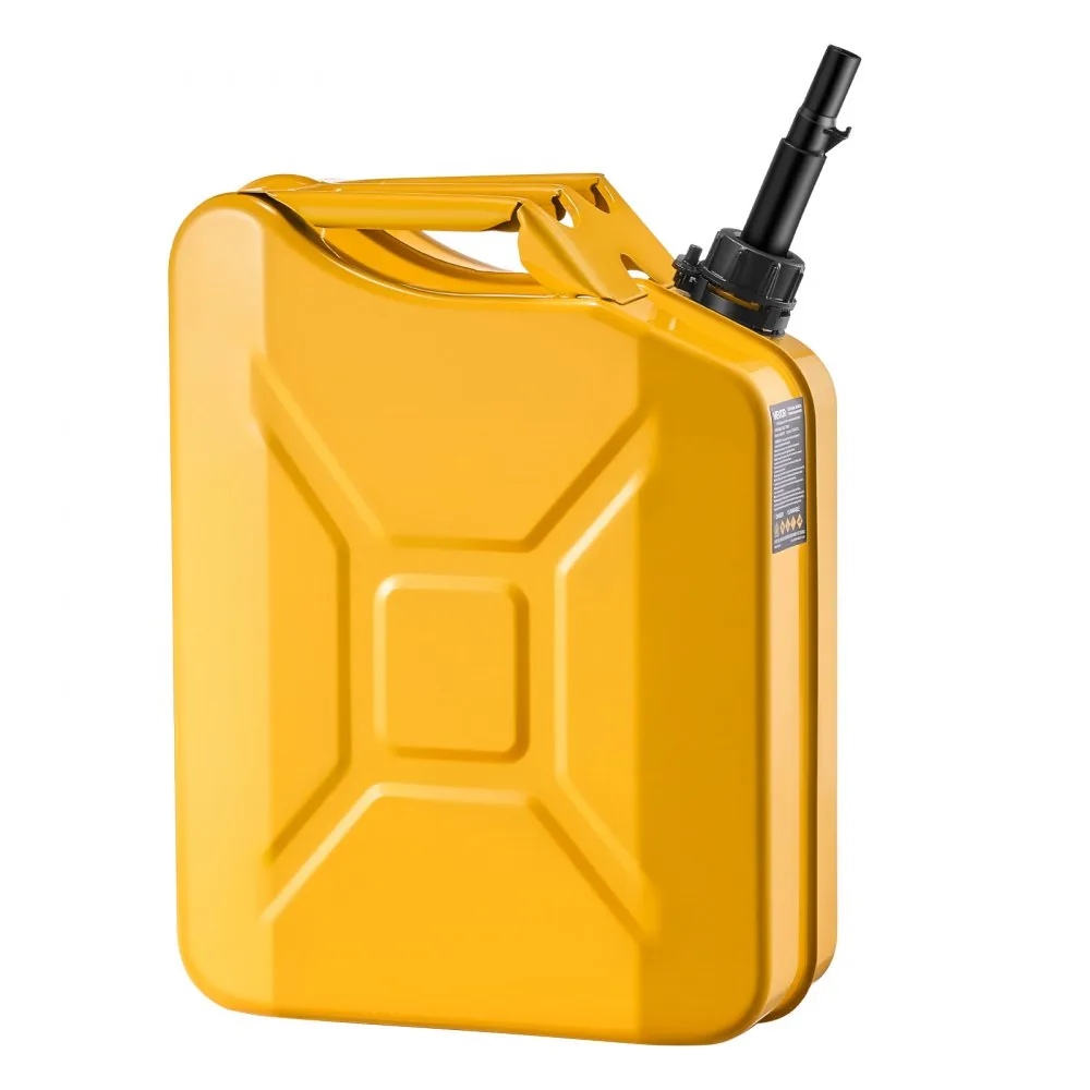 Newly Upgraded Oil-Tight VEVOR Metal Fuel Container Yellow product image 9