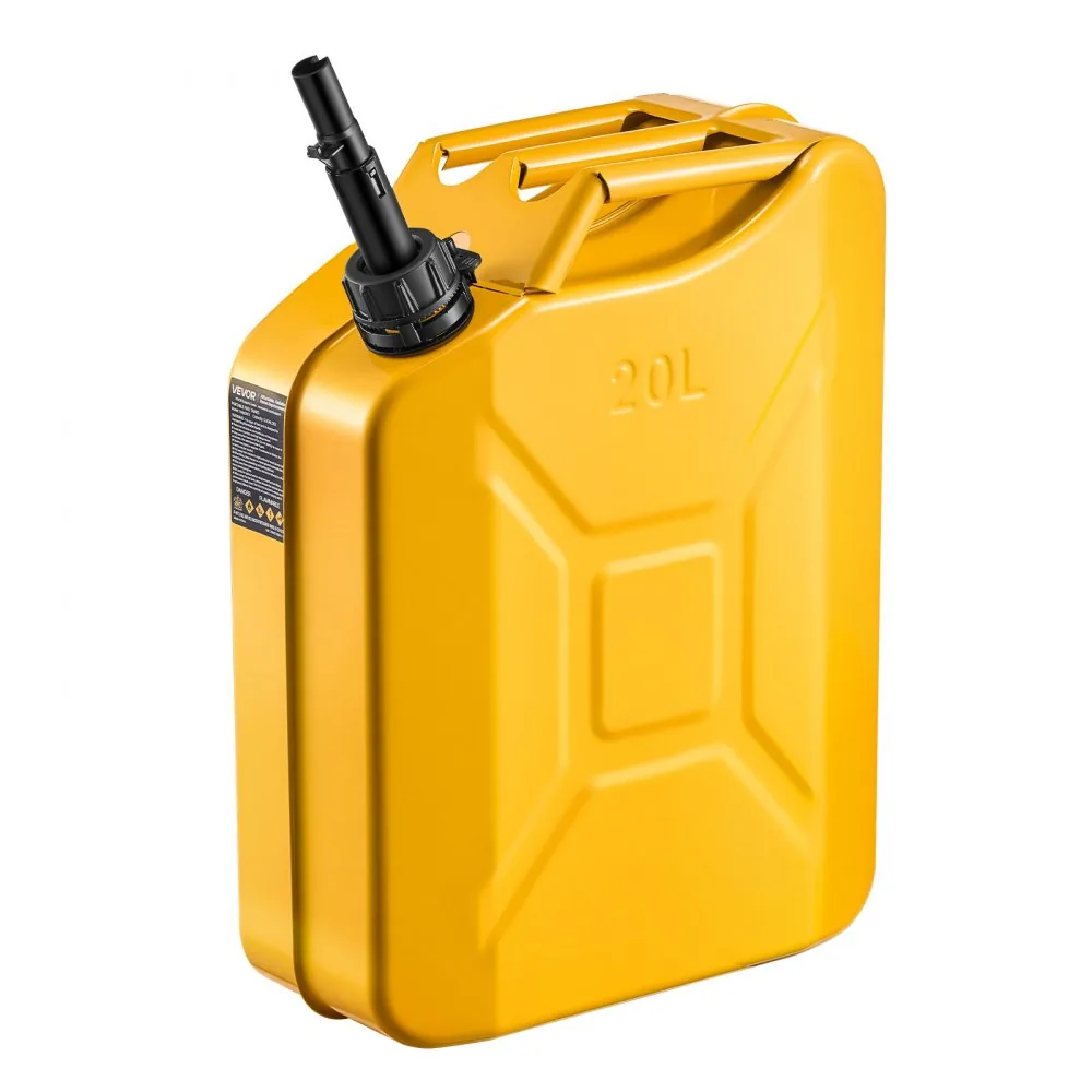 Newly Upgraded Oil-Tight VEVOR Metal Fuel Container Yellow product image 11