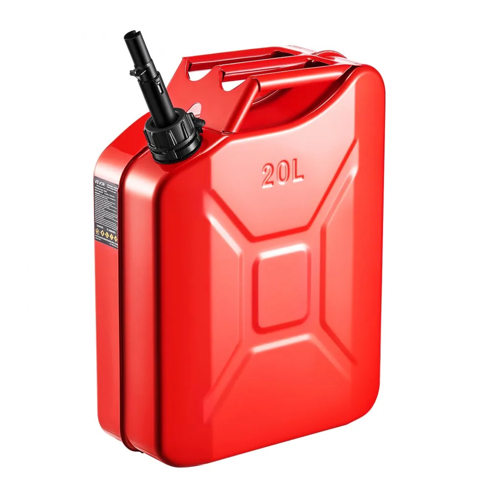 Newly Upgraded Oil-Tight！VEVOR Metal Fuel Container Red product image 1