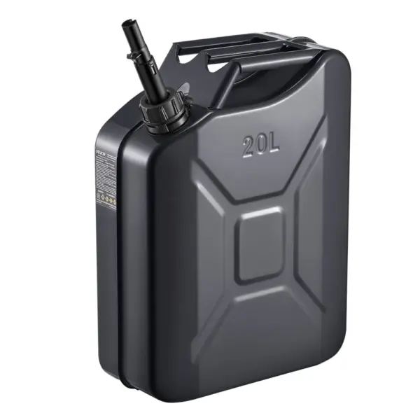 Newly Upgraded Oil-Tight！VEVOR Metal Fuel Container Black product image 1