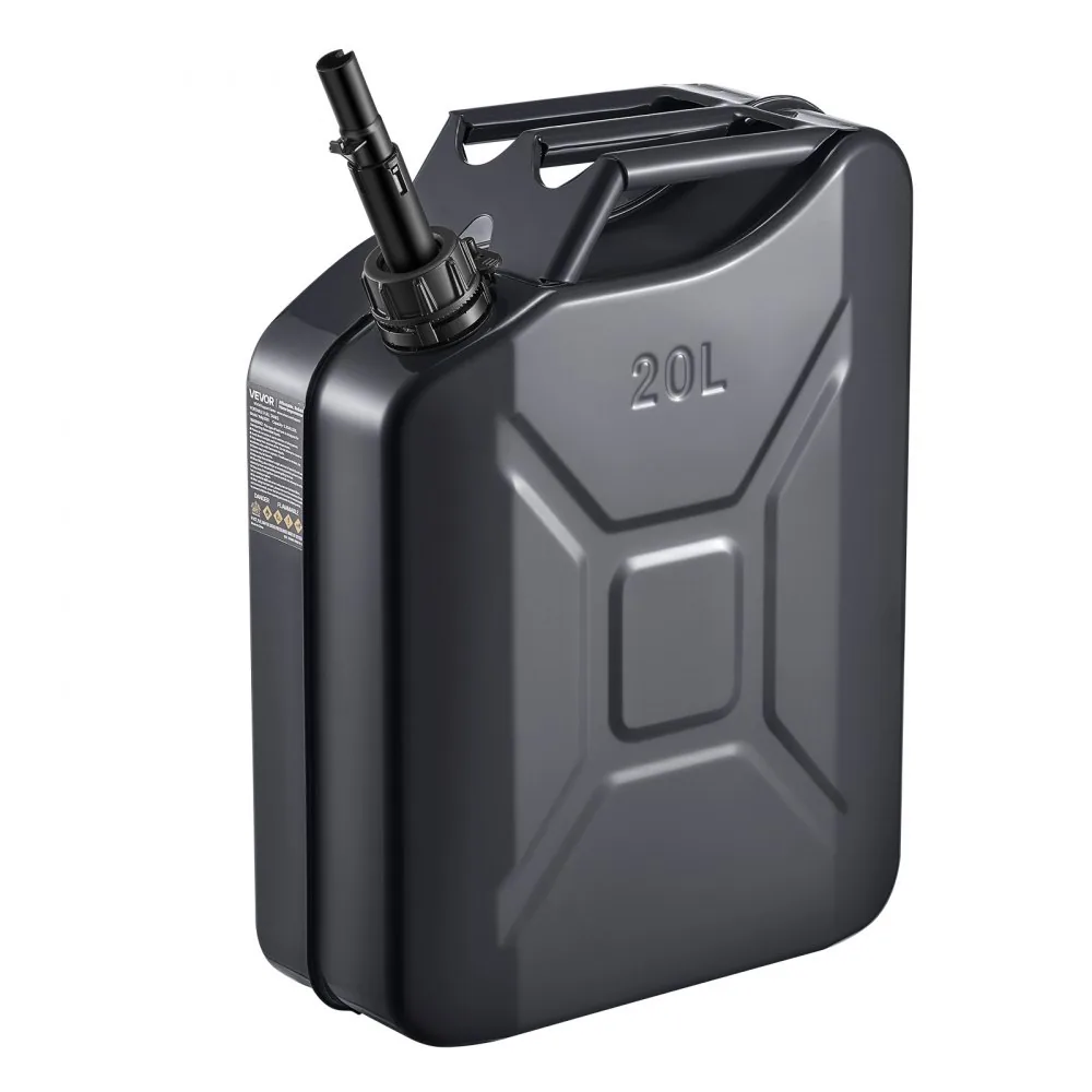 Newly Upgraded Oil-Tight！VEVOR Metal Fuel Container Black product image 1