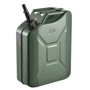 Newly Upgraded Oil-Tight！VEVOR Metal Fuel Container Green product image 1