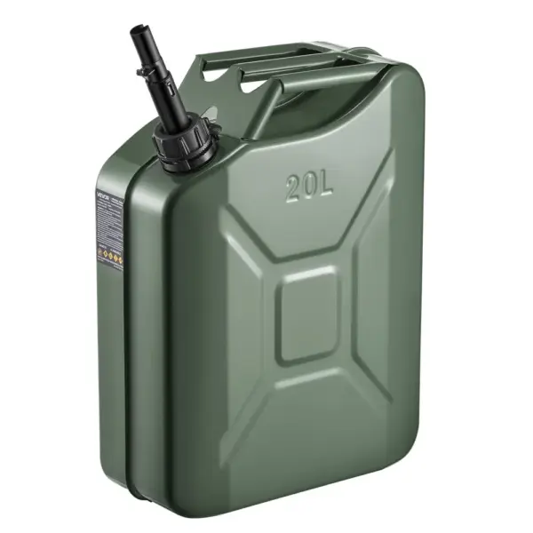 Newly Upgraded Oil-Tight！VEVOR Metal Fuel Container Green product image 1