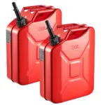 Newly Upgraded Oil-Tight!VEVOR Metal Fuel Container Red product image 1