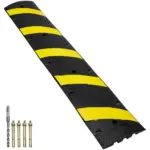 VEVOR 72'' Rubber Speed Bump 72.05x11.81x1.77 in 2 Channels product image 1
