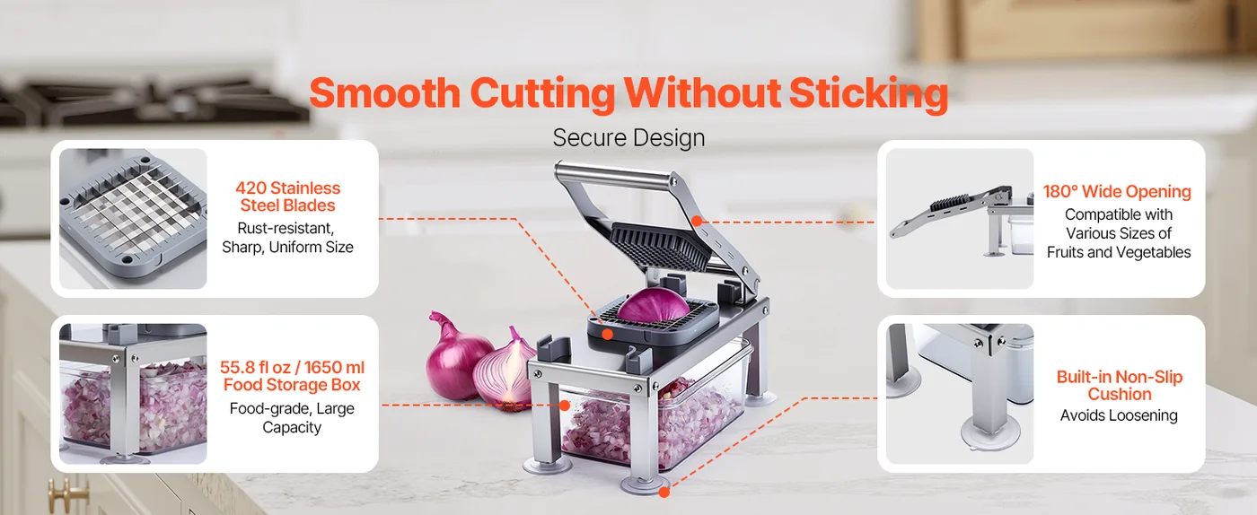 VEVOR Vegetable Chopper Mandoline Slicer 8 feature 1
