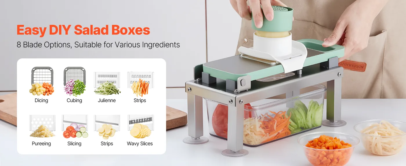 VEVOR Vegetable Chopper Mandoline Slicer 8 feature 2