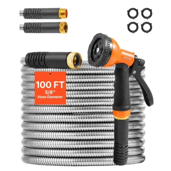 VEVOR Metal Garden Hose 100 ft product image 1