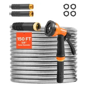 VEVOR Metal Garden Hose 150 ft product image 1