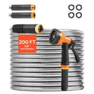 VEVOR Metal Garden Hose 200 ft product image 1