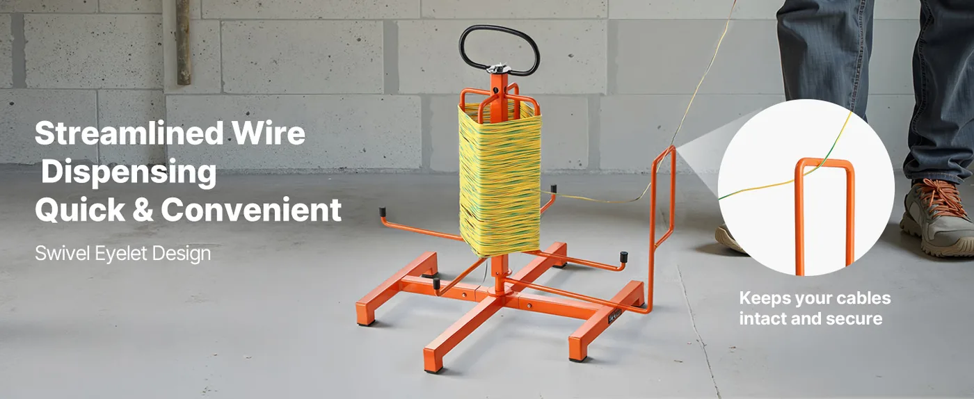 VEVOR Cable Dispenser Floor/Stud Mount feature 1