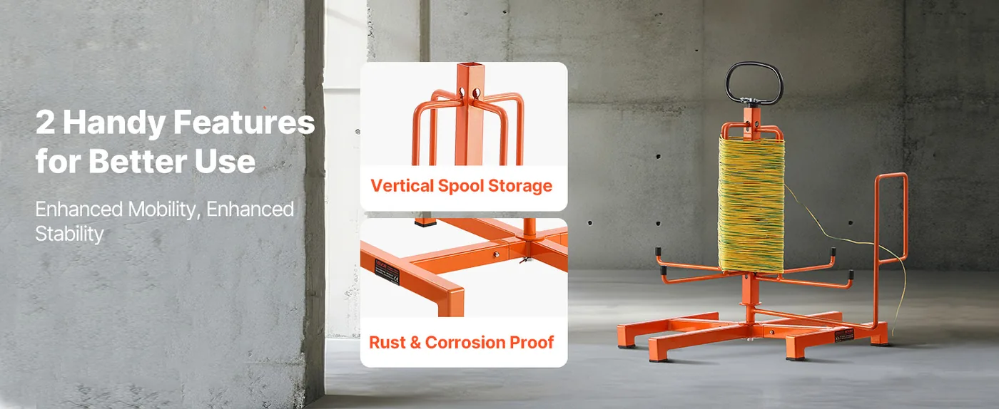 VEVOR Cable Dispenser Floor/Stud Mount feature 2