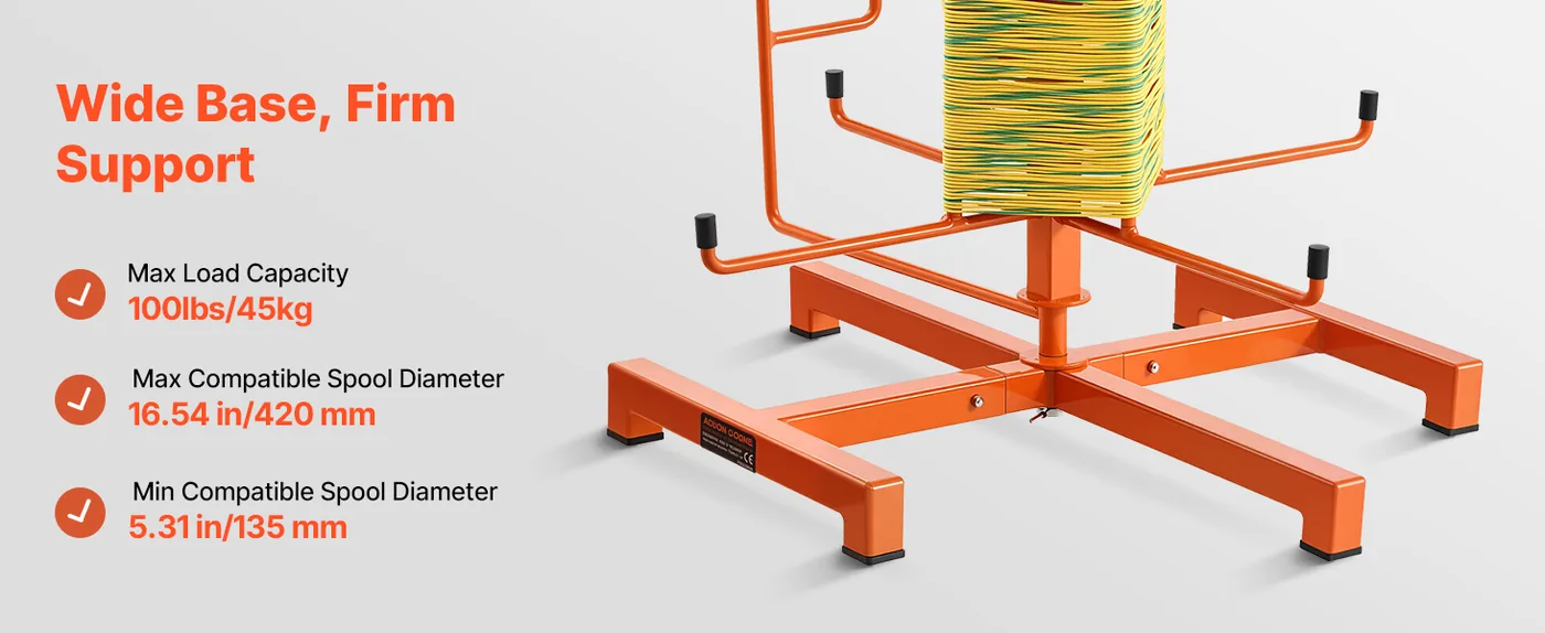 VEVOR Cable Dispenser Floor/Stud Mount feature 3