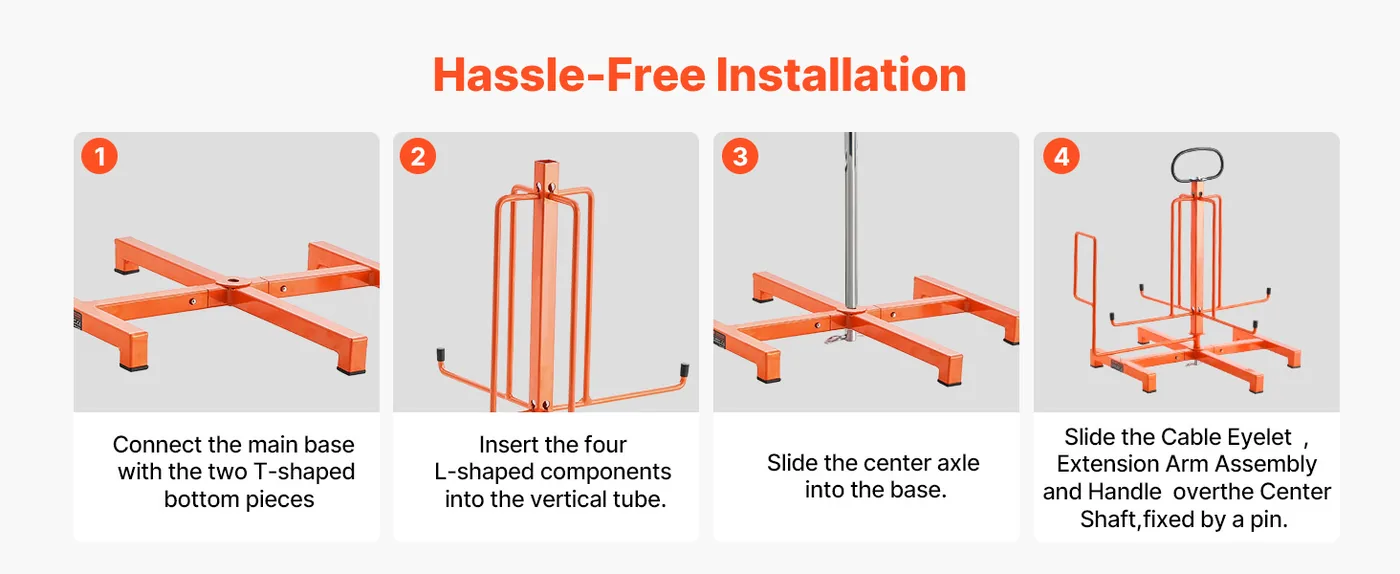 VEVOR Cable Dispenser Floor/Stud Mount feature 4