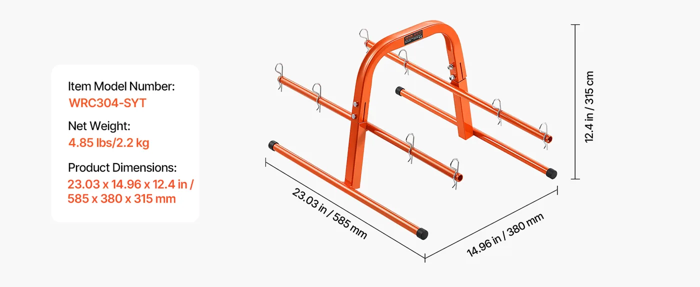 VEVOR Wire Spool Rack Hand Caddy feature 5