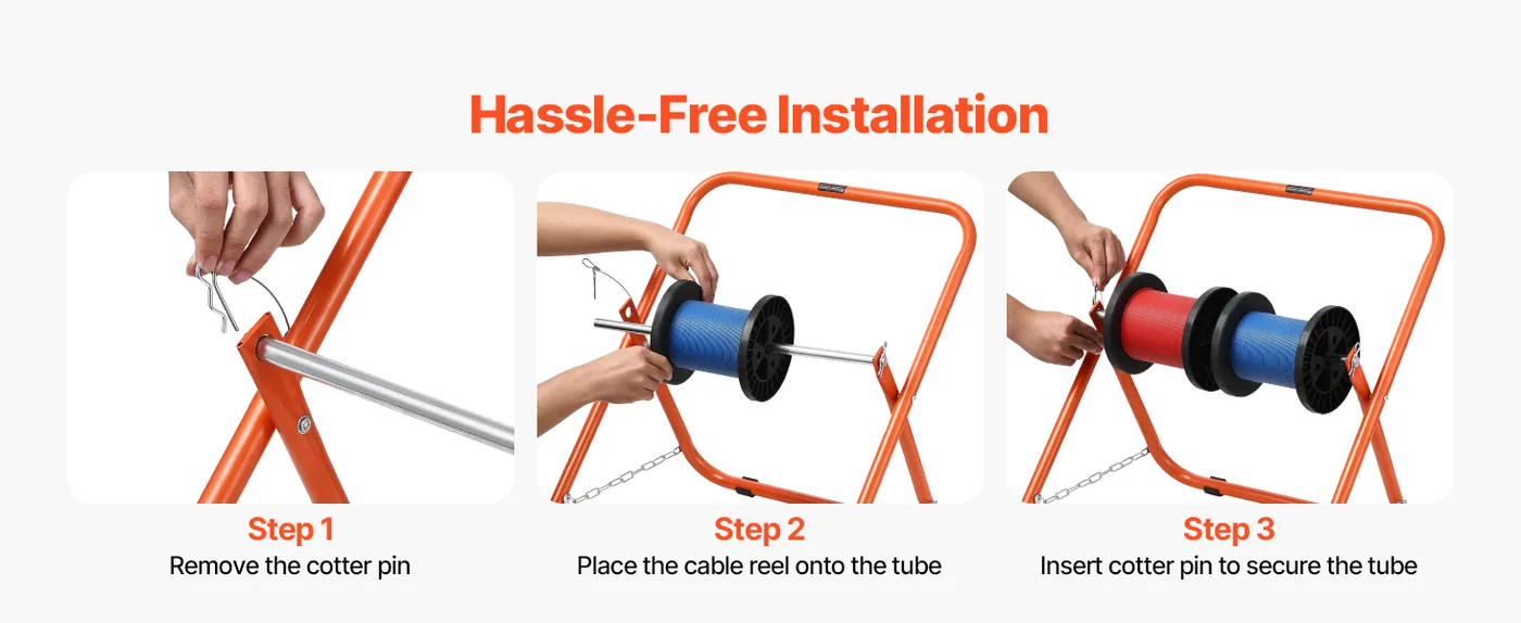 VEVOR Cable Caddy Foldable A-Frame feature 4