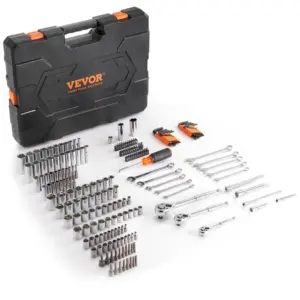 VEVOR Mechanics Tool Set and Socket Set 205 Pcs 1/4", 3/8" product image 1