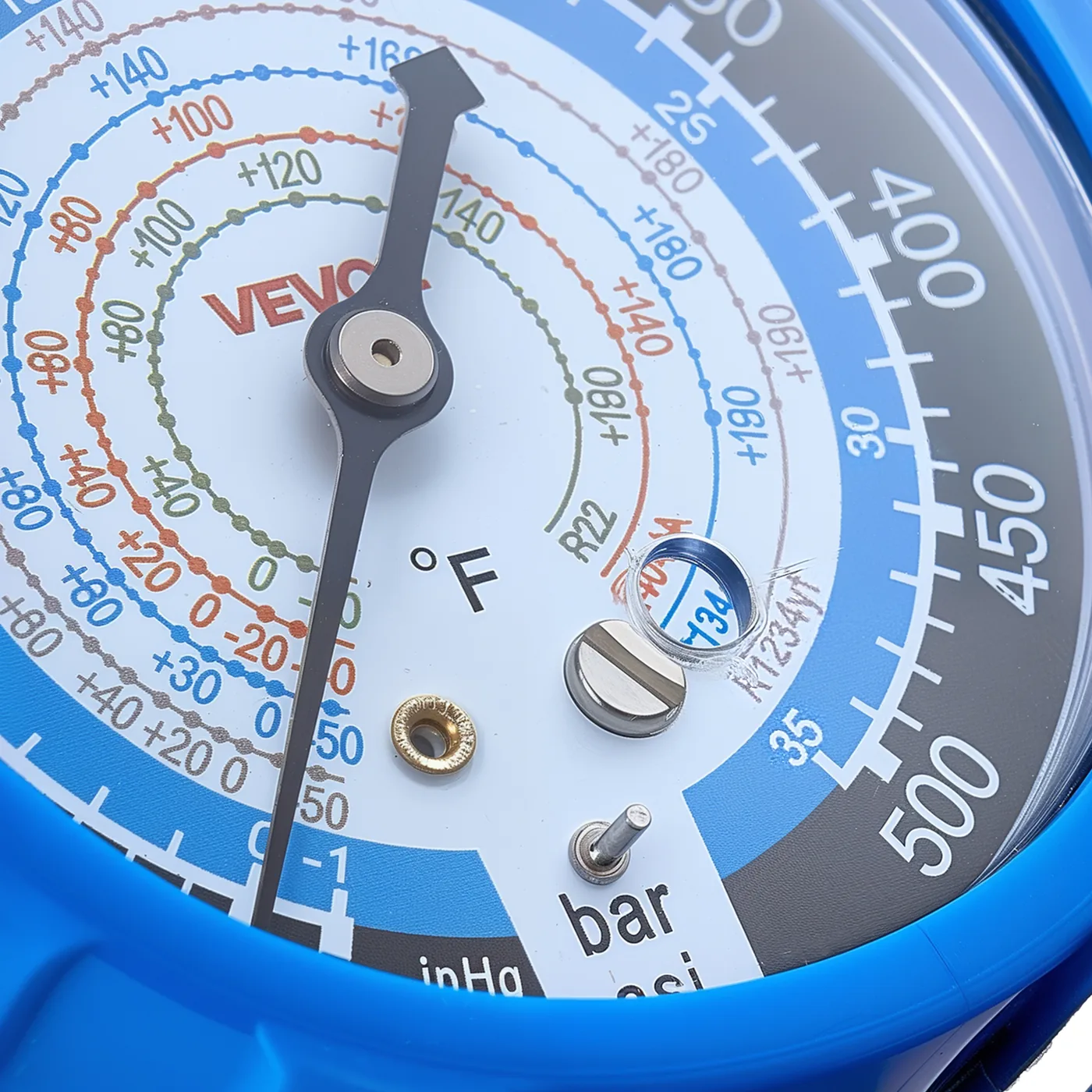 VEVOR 3 Way AC Manifold Gauge Set R134a R404A R1234yf Calibration Screw