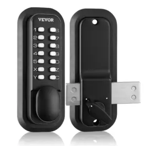 VEVOR Mechanical Keyless Entry Door Lock Black Knob Single-s product image 1