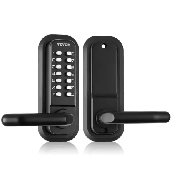 VEVOR Mechanical Keyless Entry Door Lock Black Handle Single product image 1