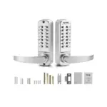 VEVOR Mechanical Keyless Entry Door Lock Silver Handle Doubl product image 1