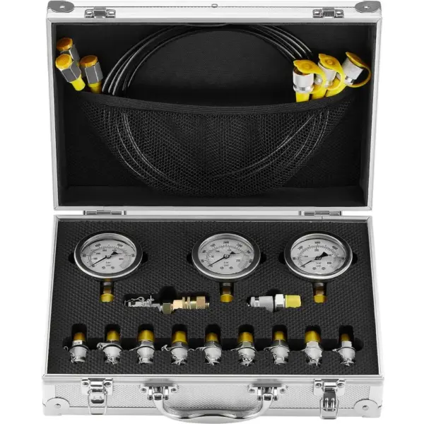 VEVOR Hydraulic Pressure Test Kit 3 Heads 11 PCS product image 1