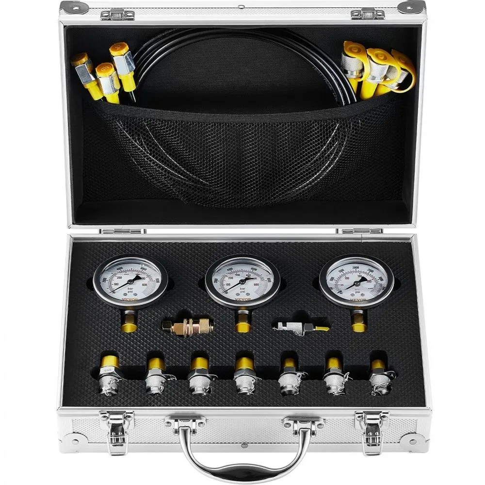 VEVOR Hydraulic Pressure Test Kit 3 Heads 9 PCS product image 1