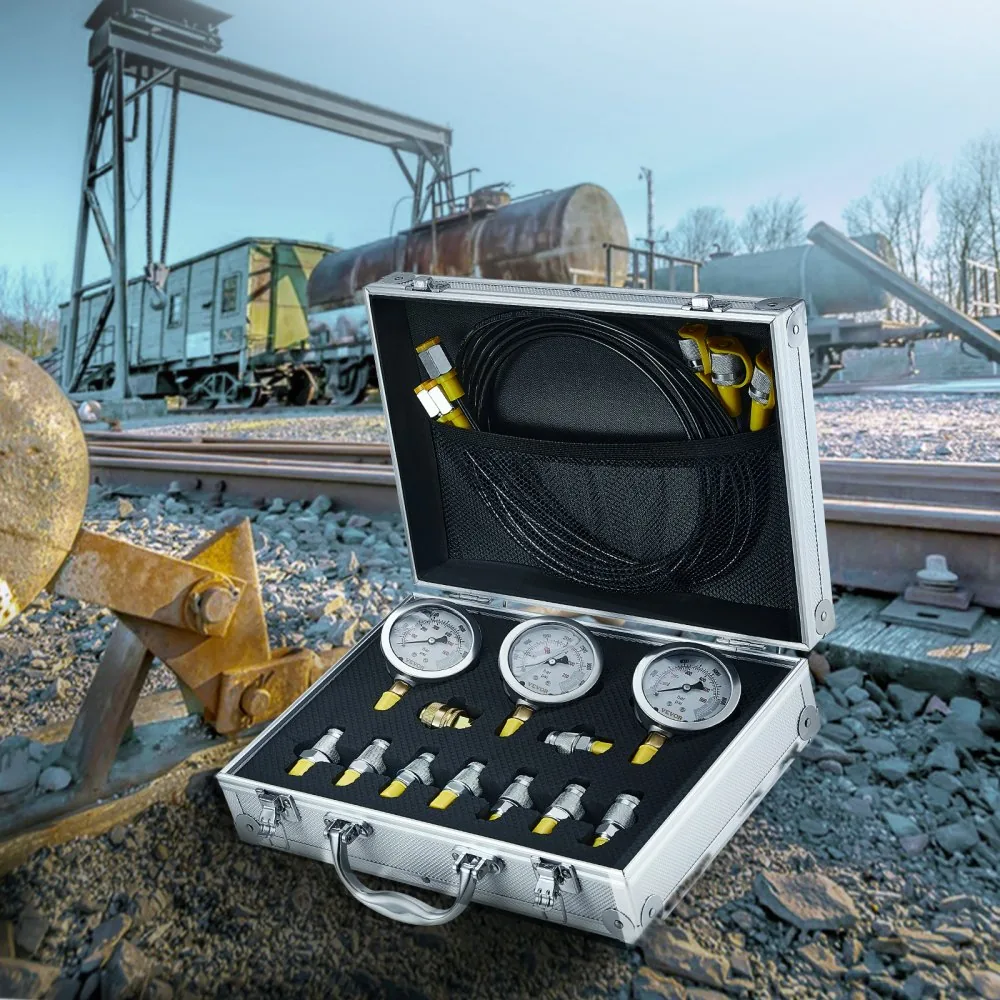 VEVOR Hydraulic Pressure Test Kit 3 Heads 9 PCS product image 8