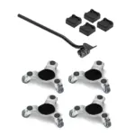 VEVOR Furniture Dolly 6.3*6.3inch 3 Wheels product image 1