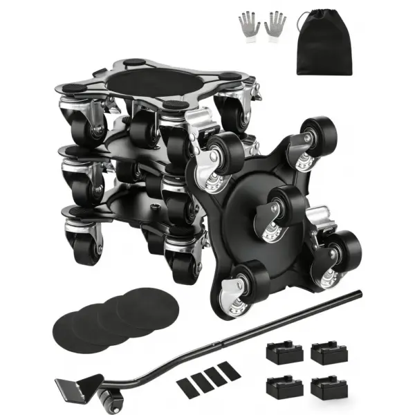 VEVOR Furniture Dolly 6.3*6.3inch 5 Wheels product image 1