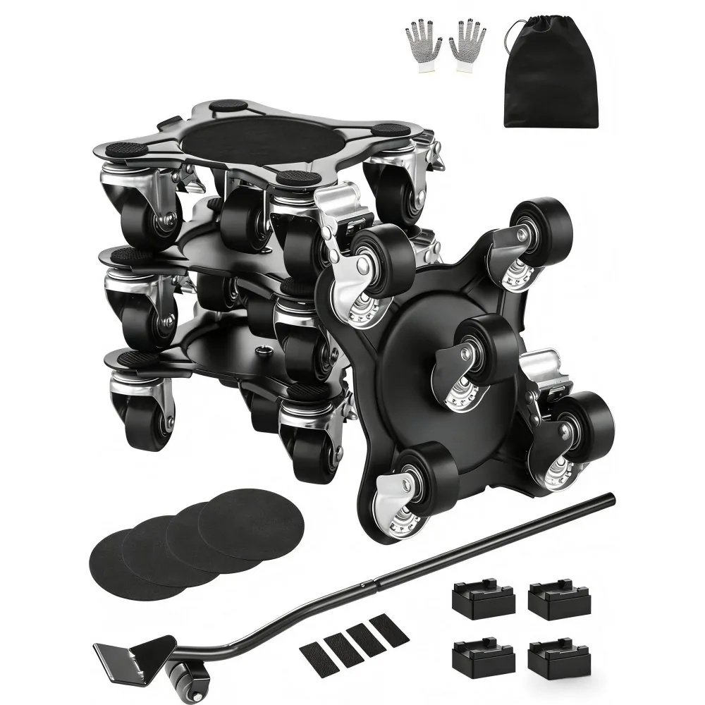 VEVOR Furniture Dolly 6.3*6.3inch 5 Wheels product image 1