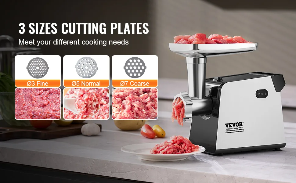 VEVOR Meat Grinder Plastic 3 Accessories feature 2