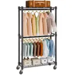 VEVOR Heavy Duty Clothes Rack 2 hanging 2 layers 36 inch product image 1