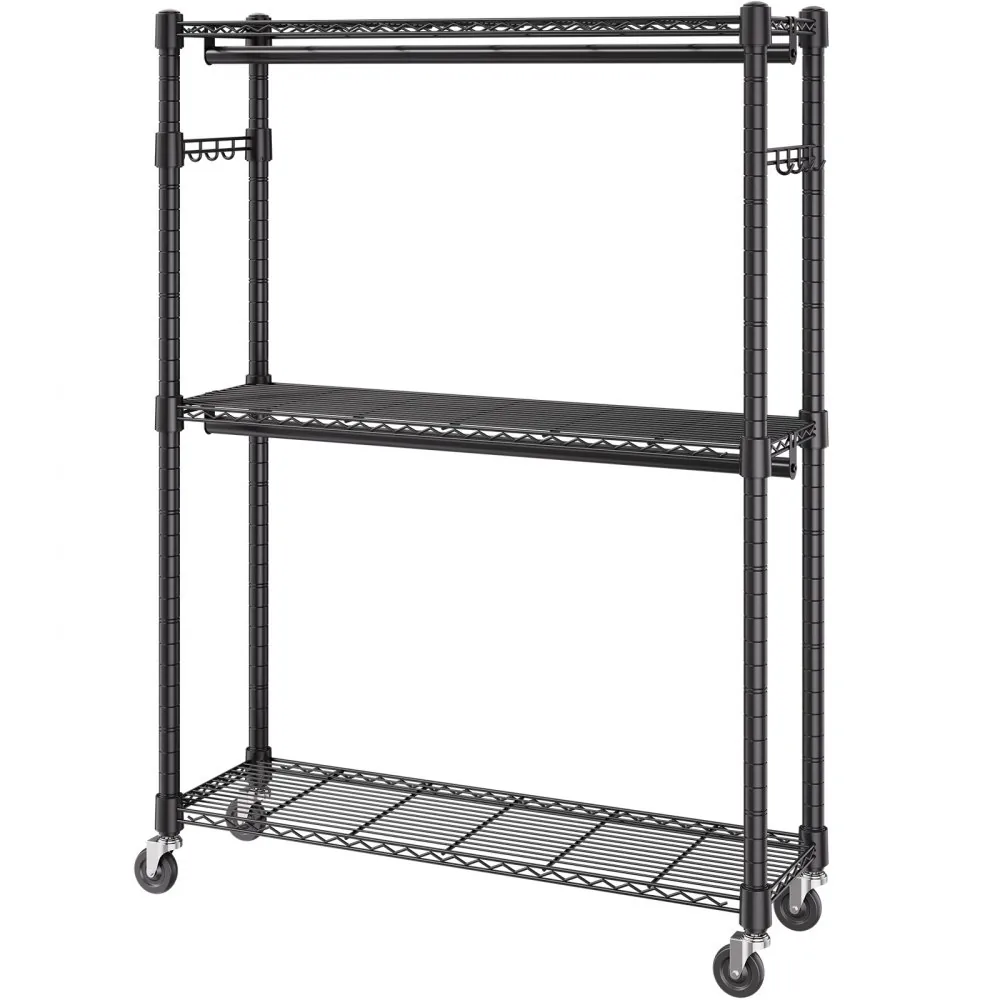 VEVOR Heavy Duty Clothes Rack 2 hanging and 3 layers 45.7 in product image 10