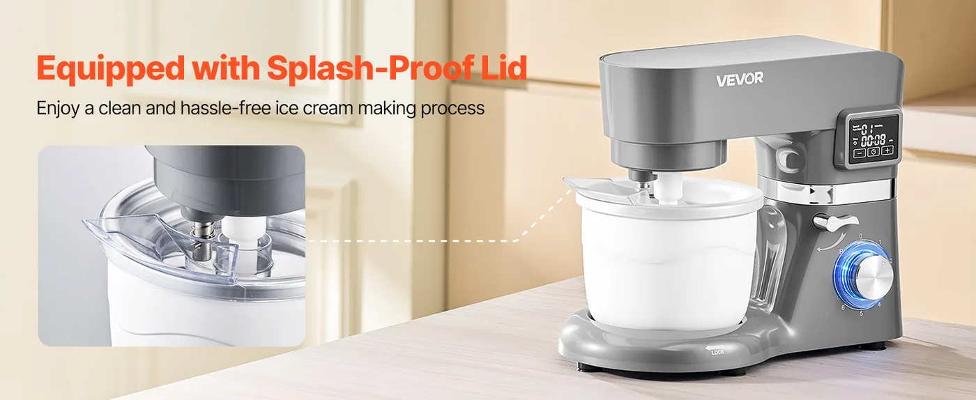 VEVOR Ice Cream Maker 1.8 qt feature 3